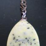 Necklace, Yellow Turquoise Pendant,..